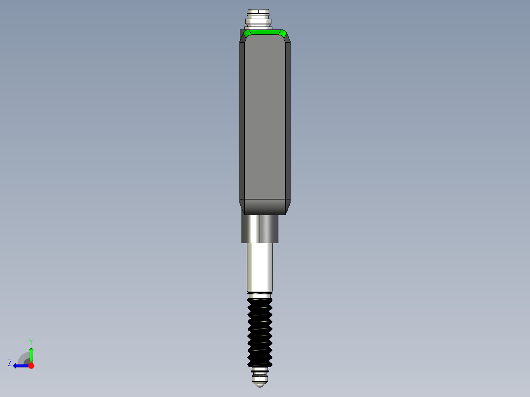 基恩士GT2-H12(K)_kc图纸模型右视图