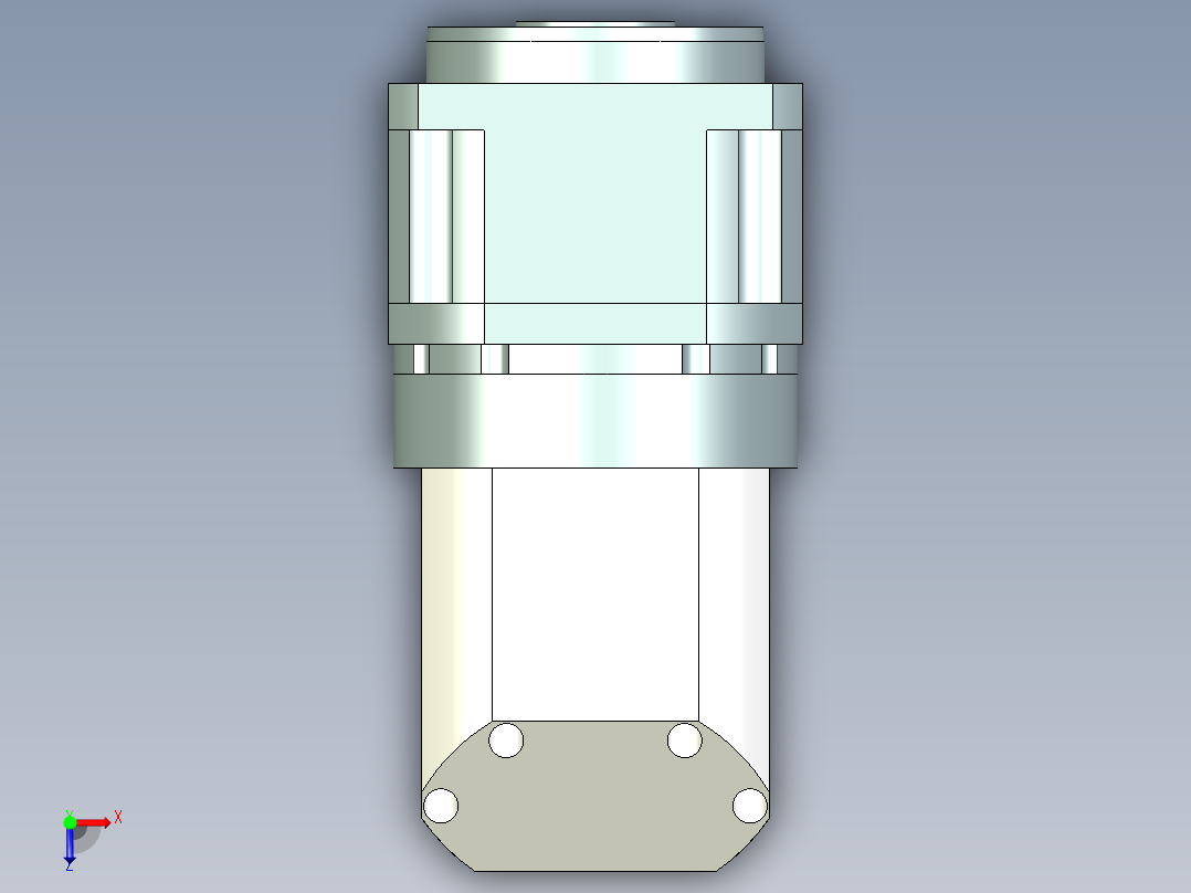 直齿孔ZPLX220-L2 35-114.3-200-M12.stp俯视图