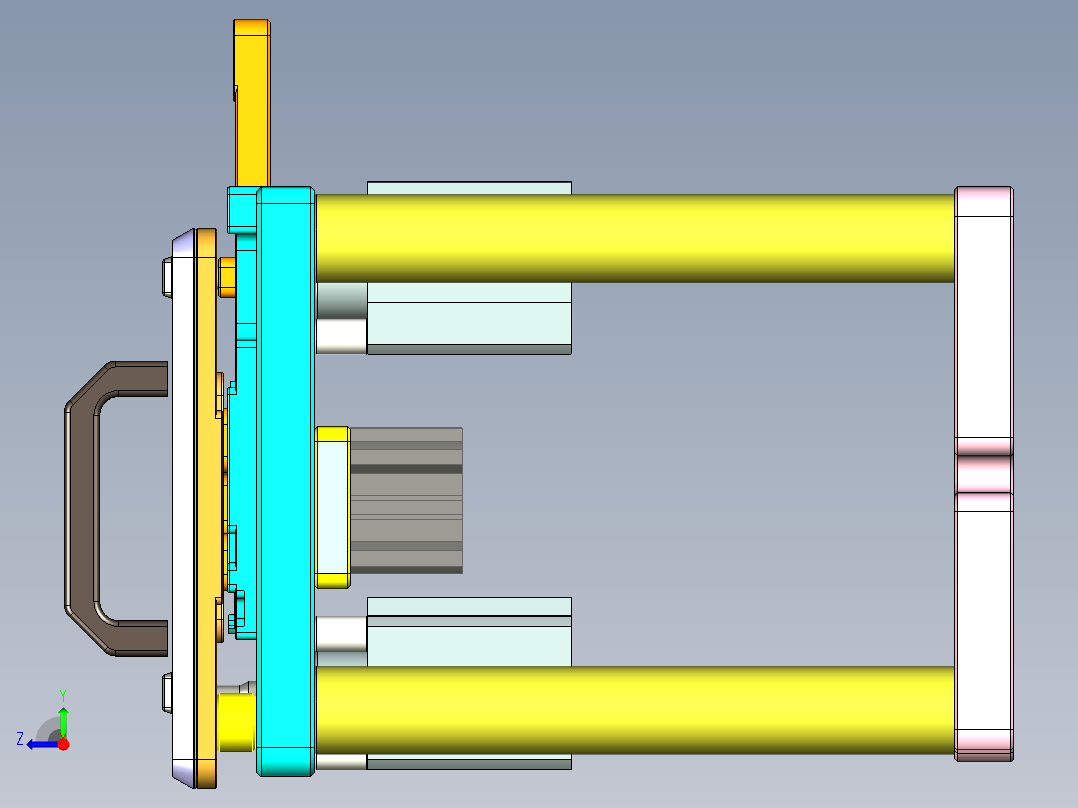 UX301-C-CNC7笔记本CNC工装夹具三维模型-20150108右视图