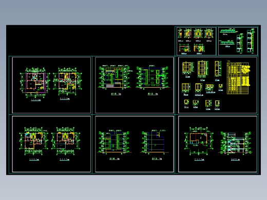 小住宅楼建筑扩出图