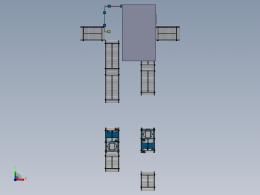 往复升降机+进出加速段sw18可编辑前视缩略图