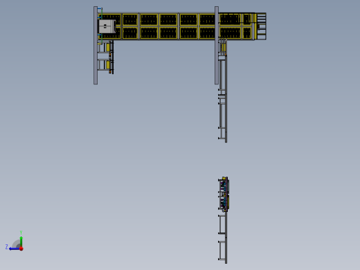 往复升降机+进出加速段sw18可编辑右视缩略图