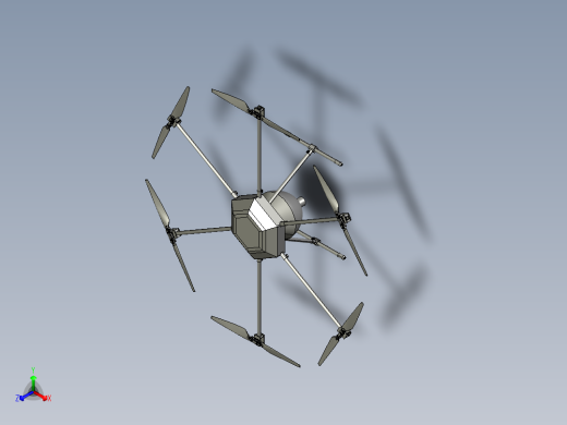 六旋翼无人机播种机