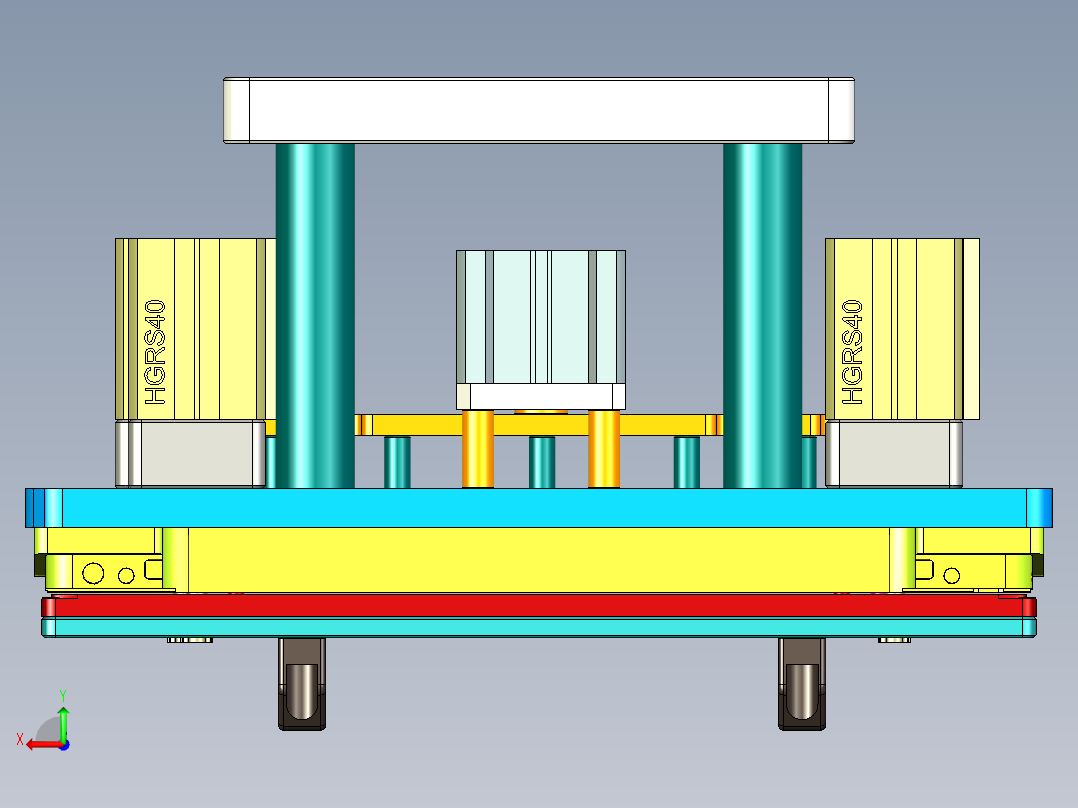 EDA50-笔记本CNC工装夹具三维模型CNC6-181230后视图