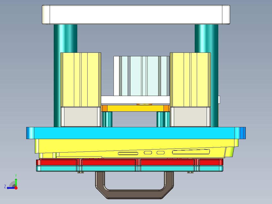 EDA50-笔记本CNC工装夹具三维模型CNC6-181230右视图