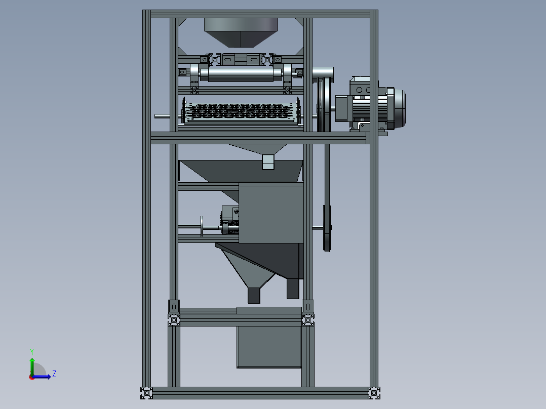 硬币分类机sw2022左视图