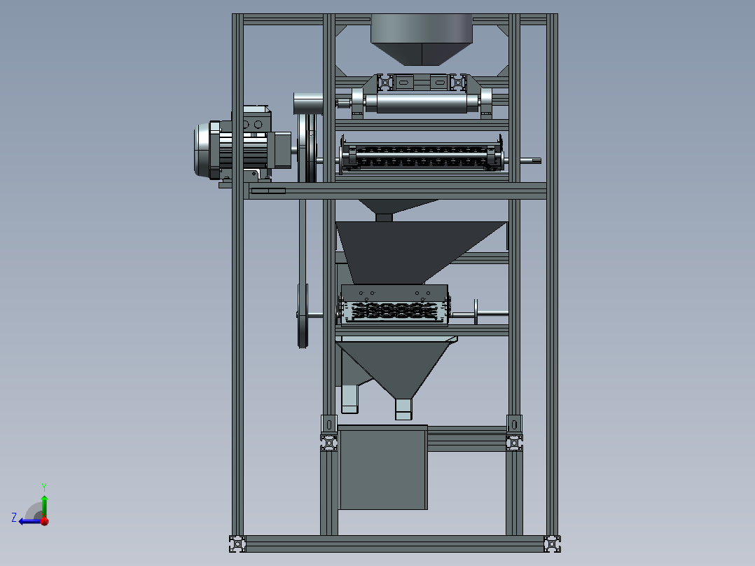 硬币分类机sw2022右视图