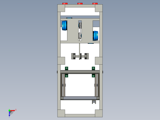 大吨位升降车设计俯视缩略图