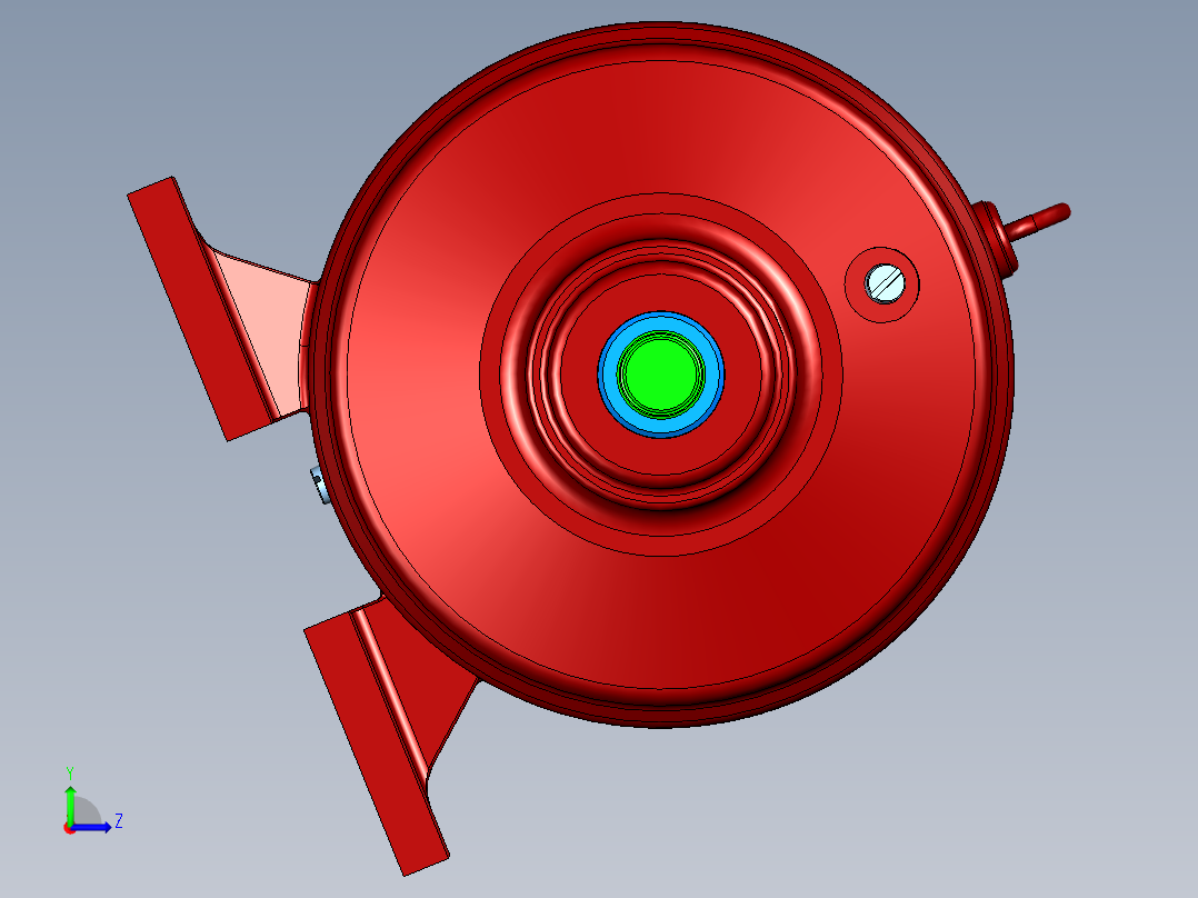少齿差式行星减速器的设计左视图