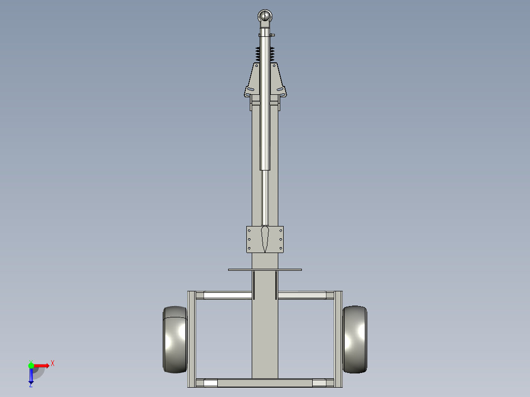 A2004580-木材劈木机俯视图