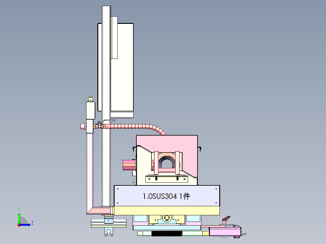 DL-6720 线缆自动成束理线机左视图