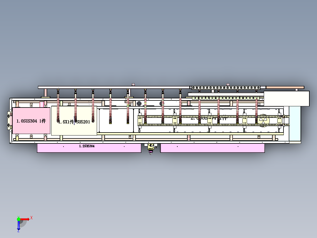 DL-6720 线缆自动成束理线机俯视图
