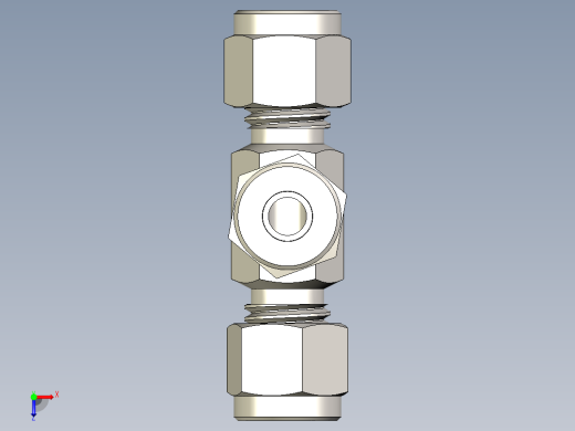 B3004566-三通接头用于燃气管道俯视缩略图