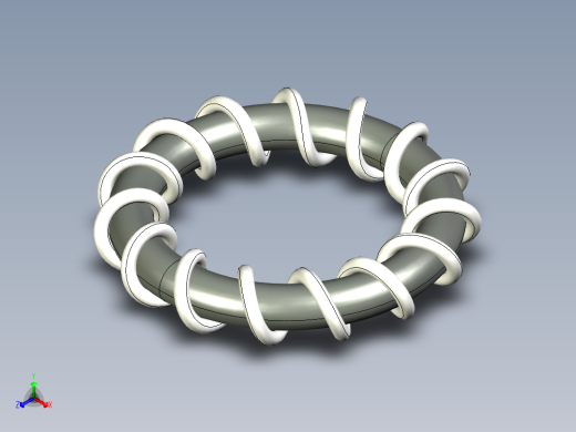 线圈正等轴测缩略图