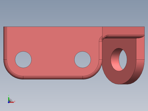 Solidworks 教程 Ex 49 居中 Bolgu 和 Ex 50 支持模型，技术绘图中的几何形状前视缩略图