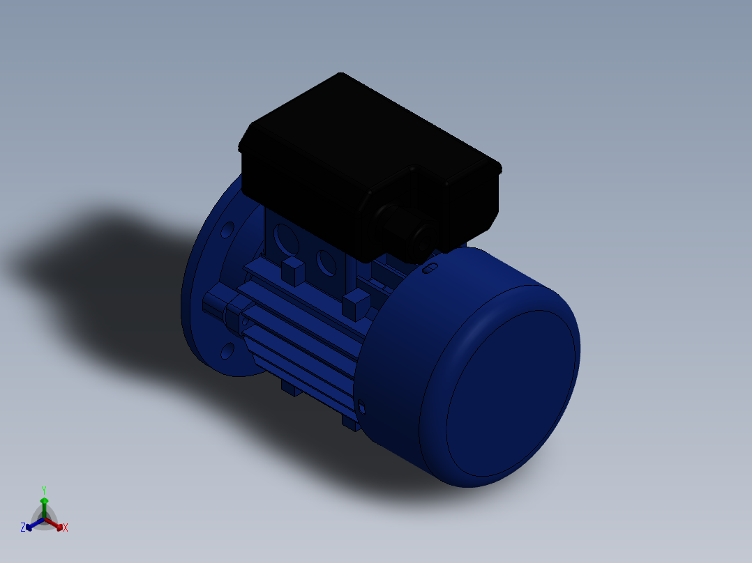 电机_M63_B5正等轴测图