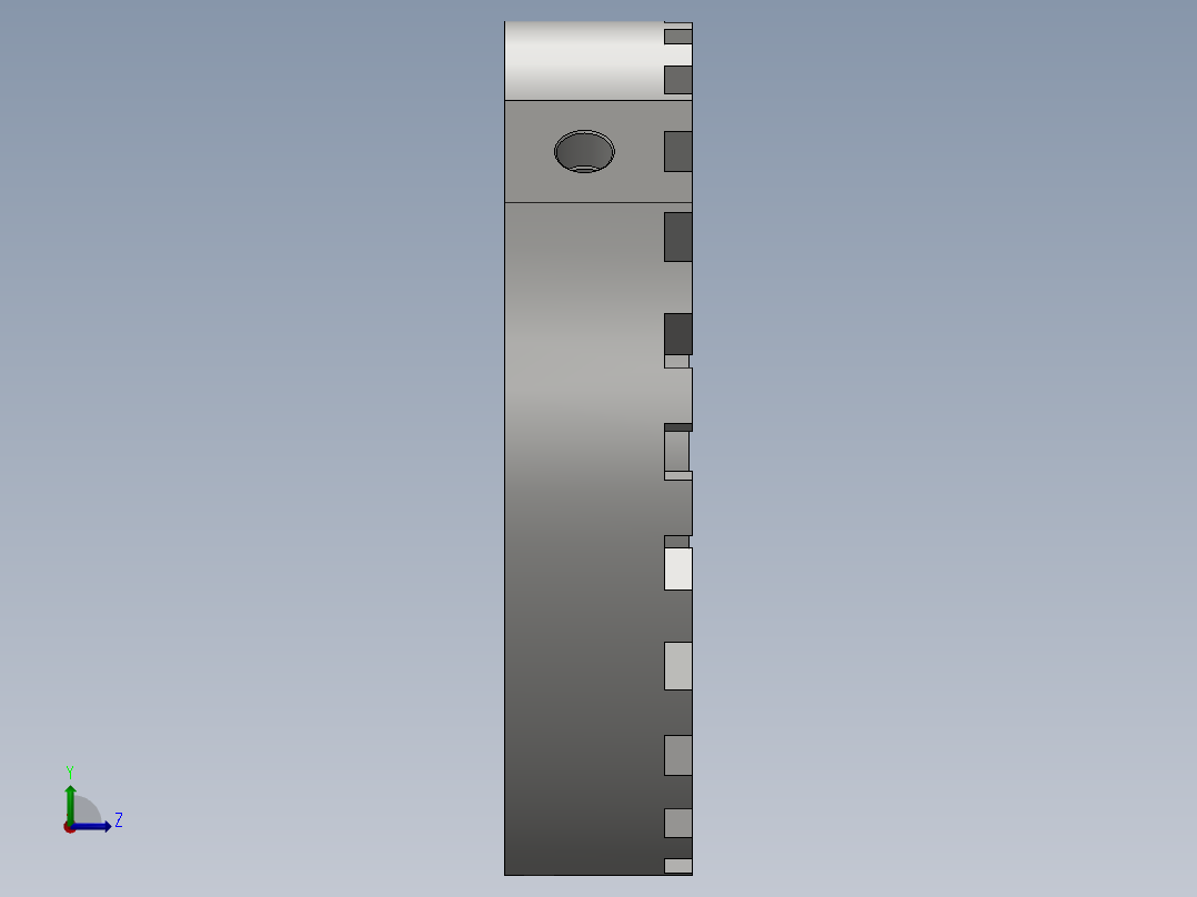 齿环机械压机 40 tn左视图