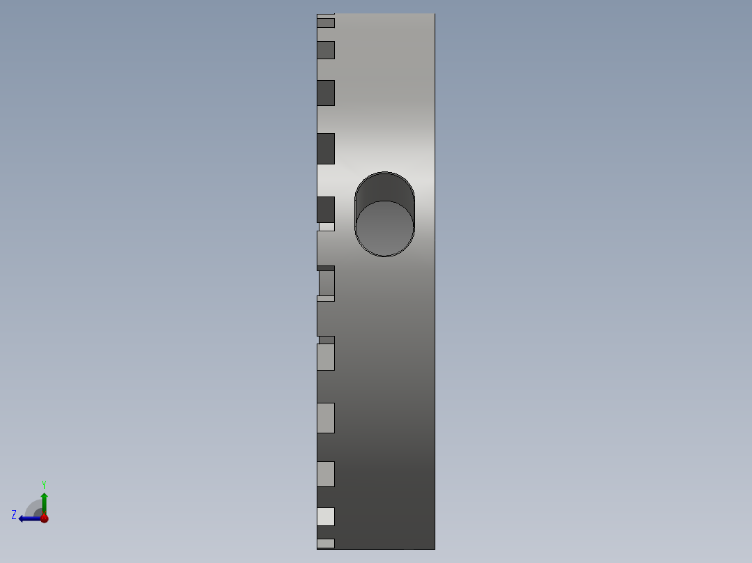 齿环机械压机 40 tn右视图