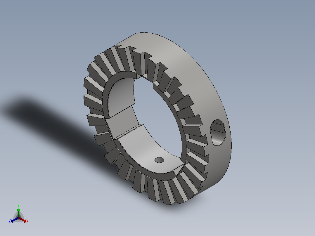 齿环机械压机 40 tn正等轴测图