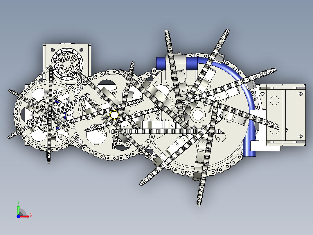 数控弯管机前视图