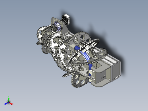 数控弯管机正等轴测缩略图