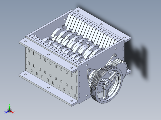 塑料破碎机模型