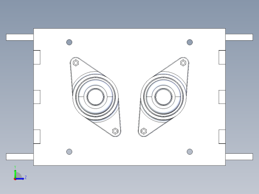塑料破碎机模型左视缩略图