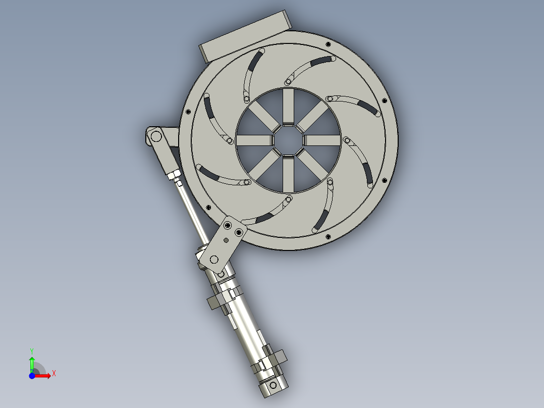 内撑组件大产品前视图