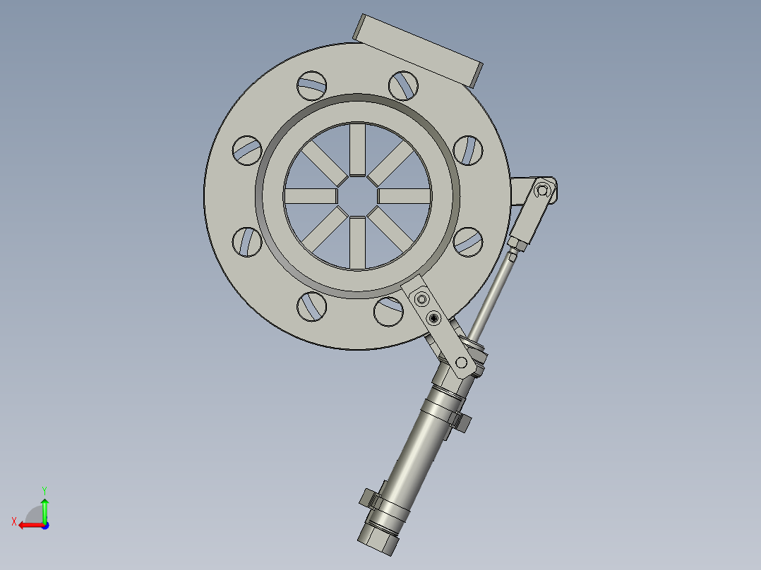 内撑组件大产品后视图