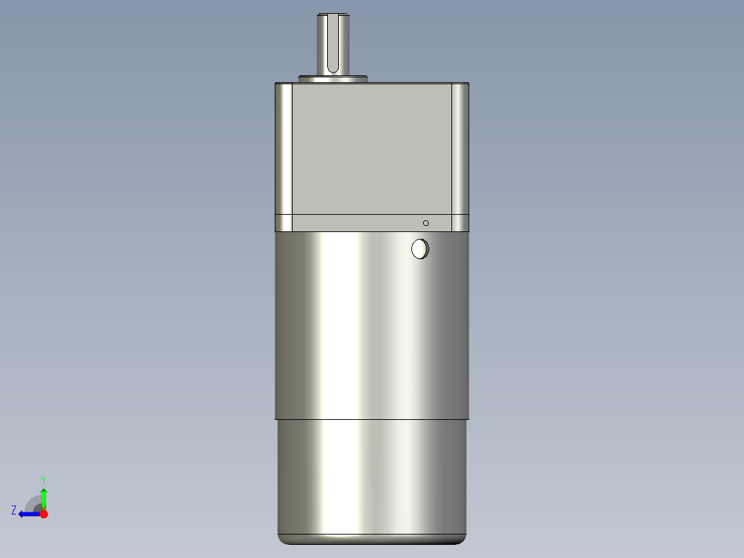 60W调速电机25K-1右视图