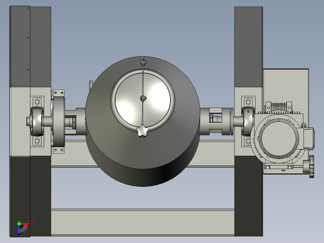 混料机混合均匀无死角俯视图
