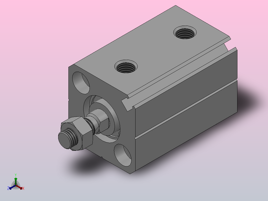 ACQ超薄气缸系列[ACQS-12x30-B]主视图
