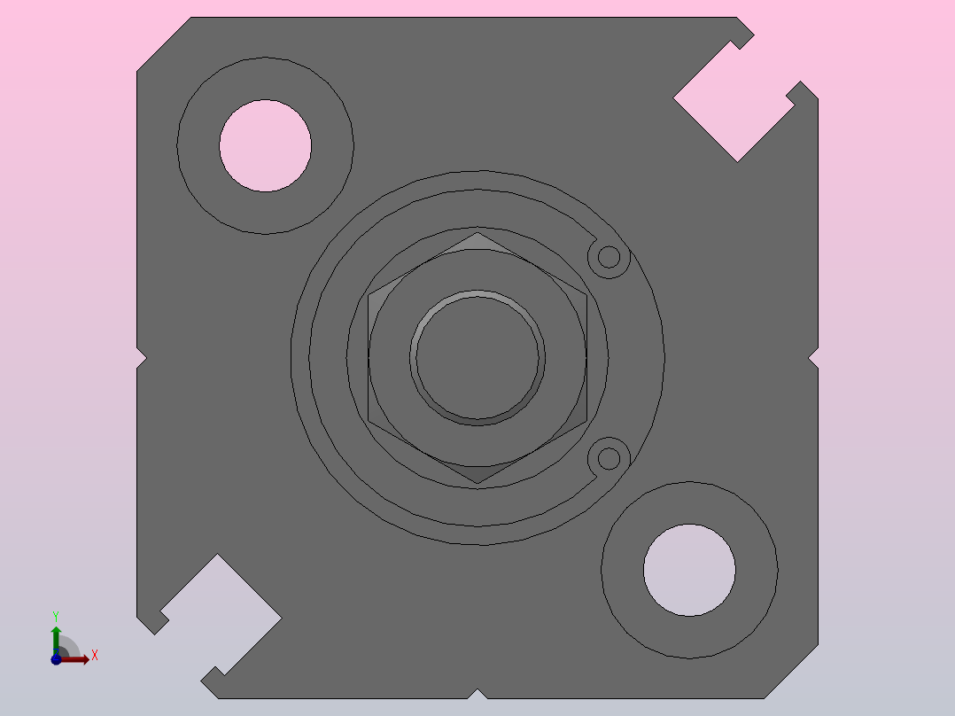 ACQ超薄气缸系列[ACQS-12x30-B]前视图