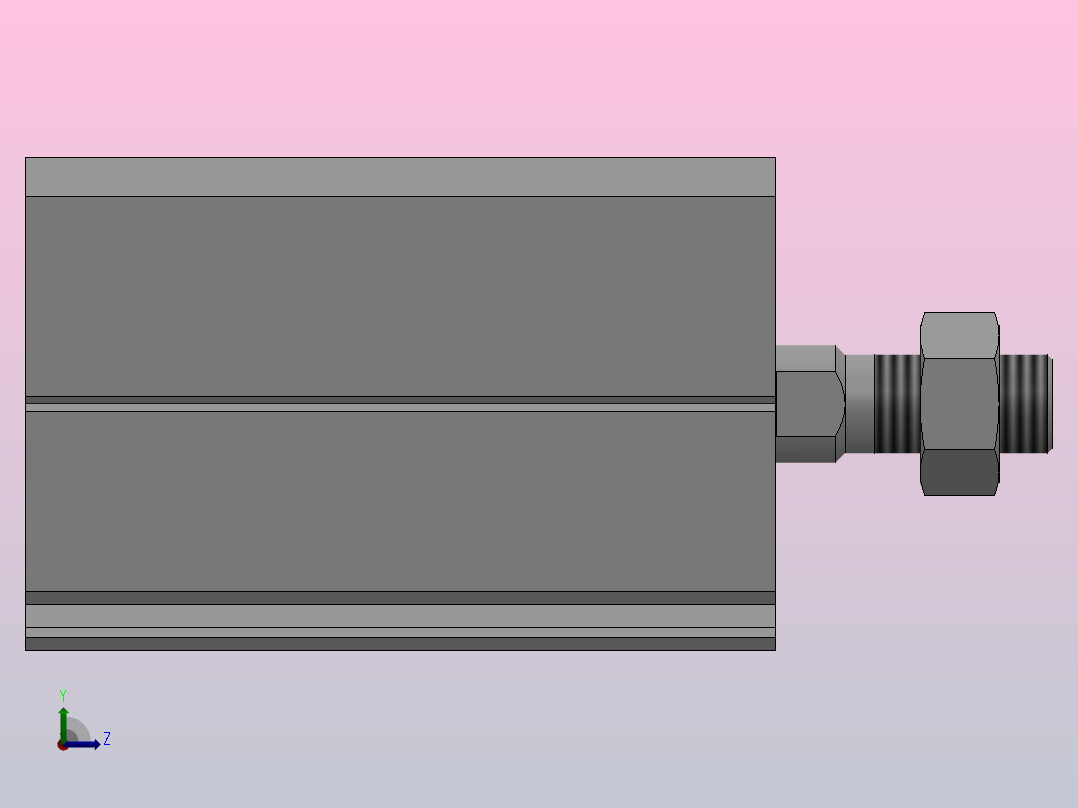 ACQ超薄气缸系列[ACQS-12x30-B]左视图