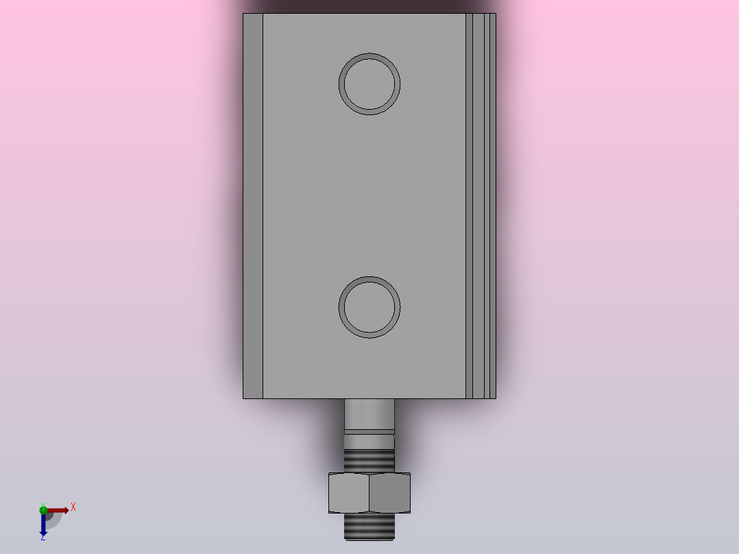 ACQ超薄气缸系列[ACQS-12x30-B]俯视图