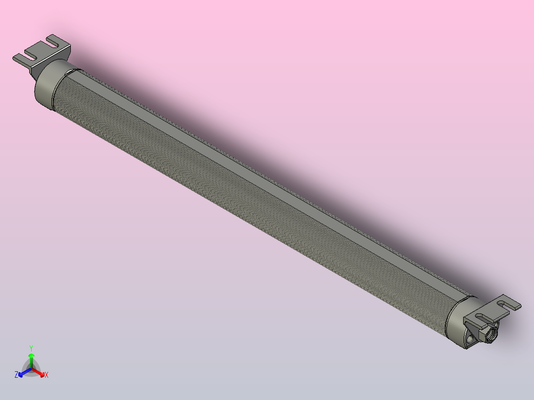 LED照明灯ZHE55-500-1主视图