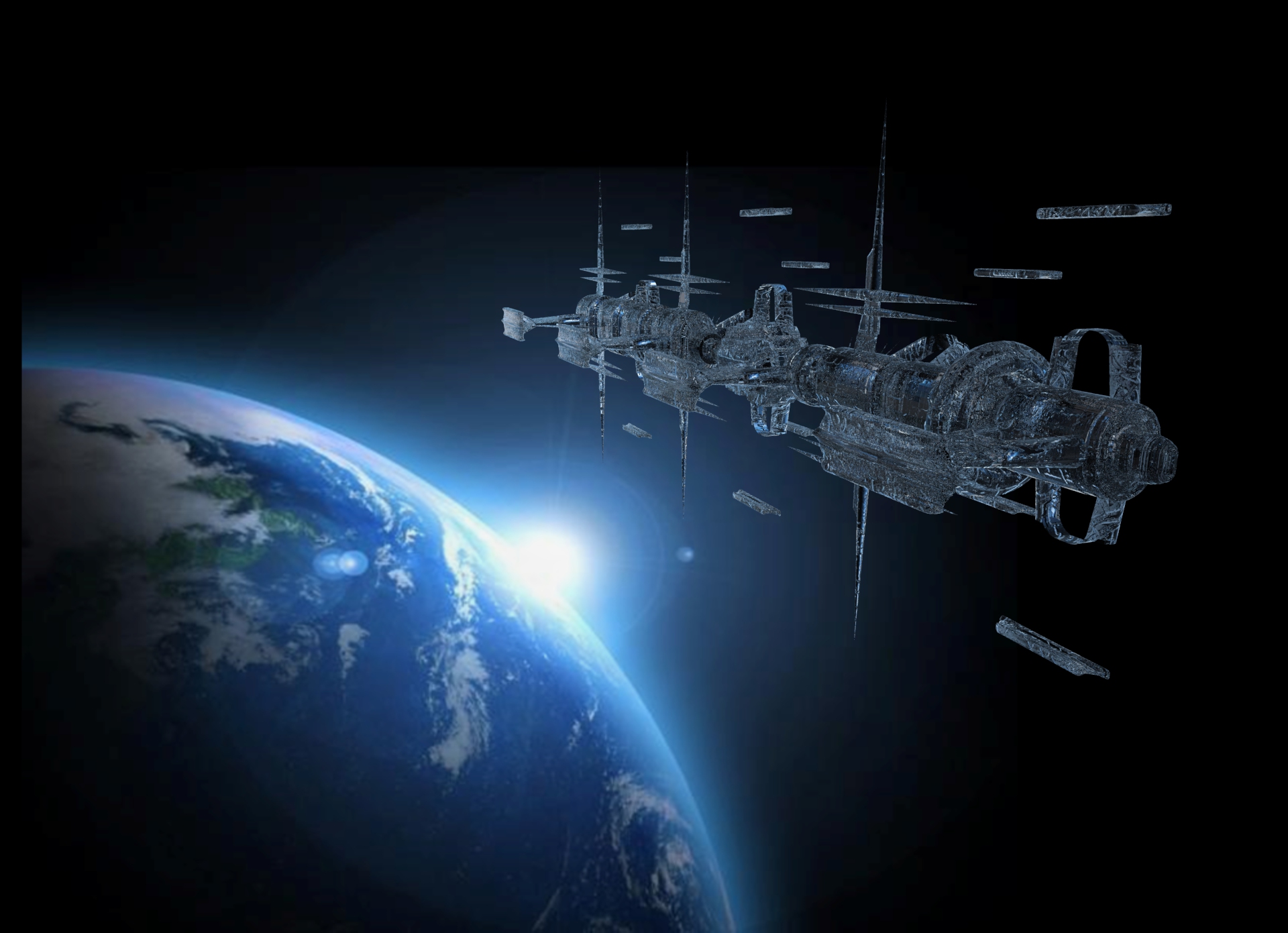 深空恒星船列克星敦号航空母舰1快照2