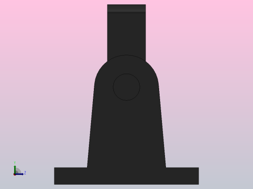 TCC中间铰轴座[320]气缸附件左视缩略图