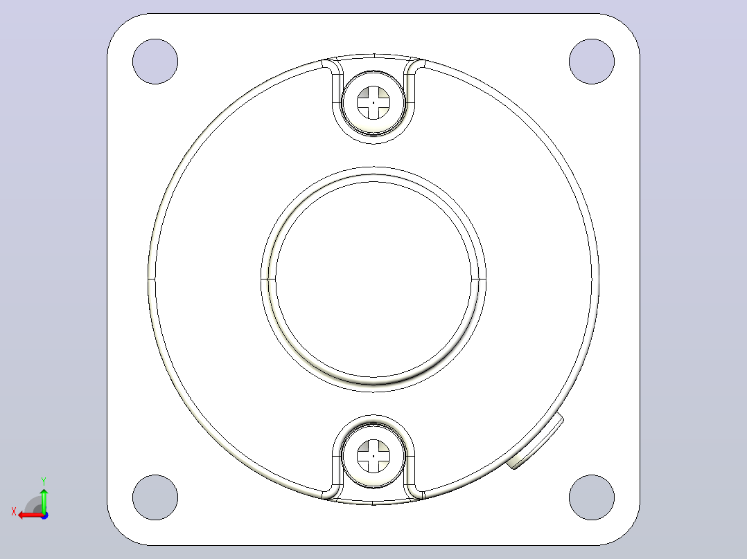 Z3D15W内置88机壳光电机后视图