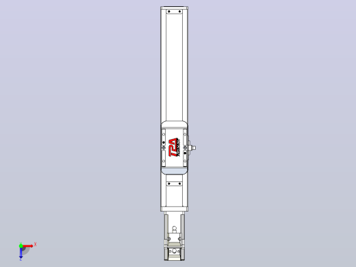 滚珠丝杠直线轴带导轨全封闭TPA-HCR-50S-1210C-L180-M-C-P10-N3俯视缩略图