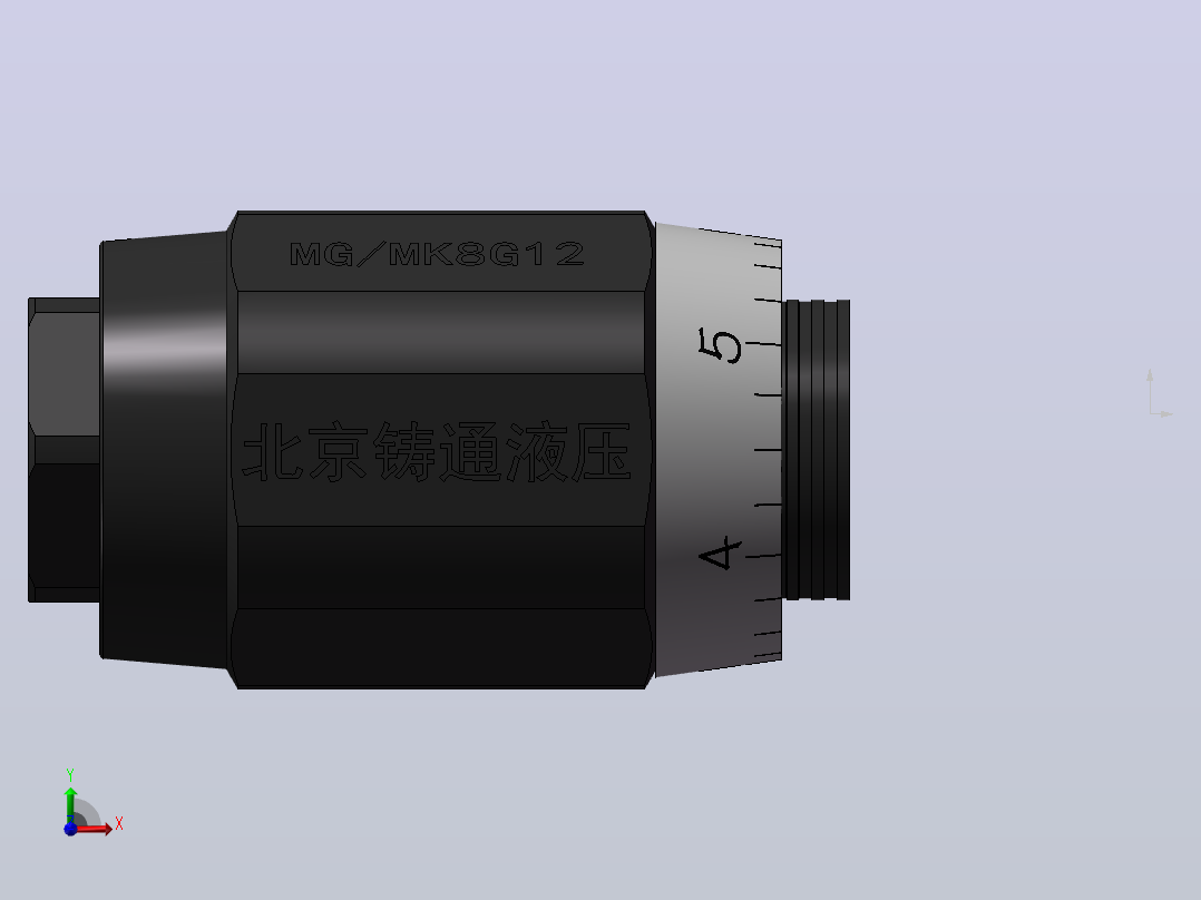 MG-MK8 单向节流阀前视图