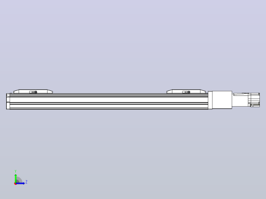 滚珠丝杠线性轴TPA-GCRS-50-1205C-L150-M-M10-N3左视缩略图