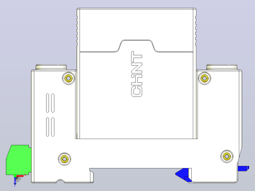 NXU-ⅡG_F 3P&amp;N电涌保护器三维模型202203 俯视缩略图