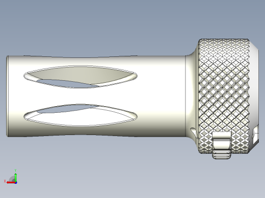 MP5-消焰器建模模型后视缩略图