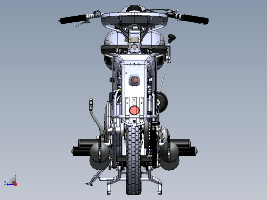 摩托车模型DKW 350右视缩略图