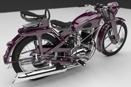 摩托车模型DKW 350缩略图