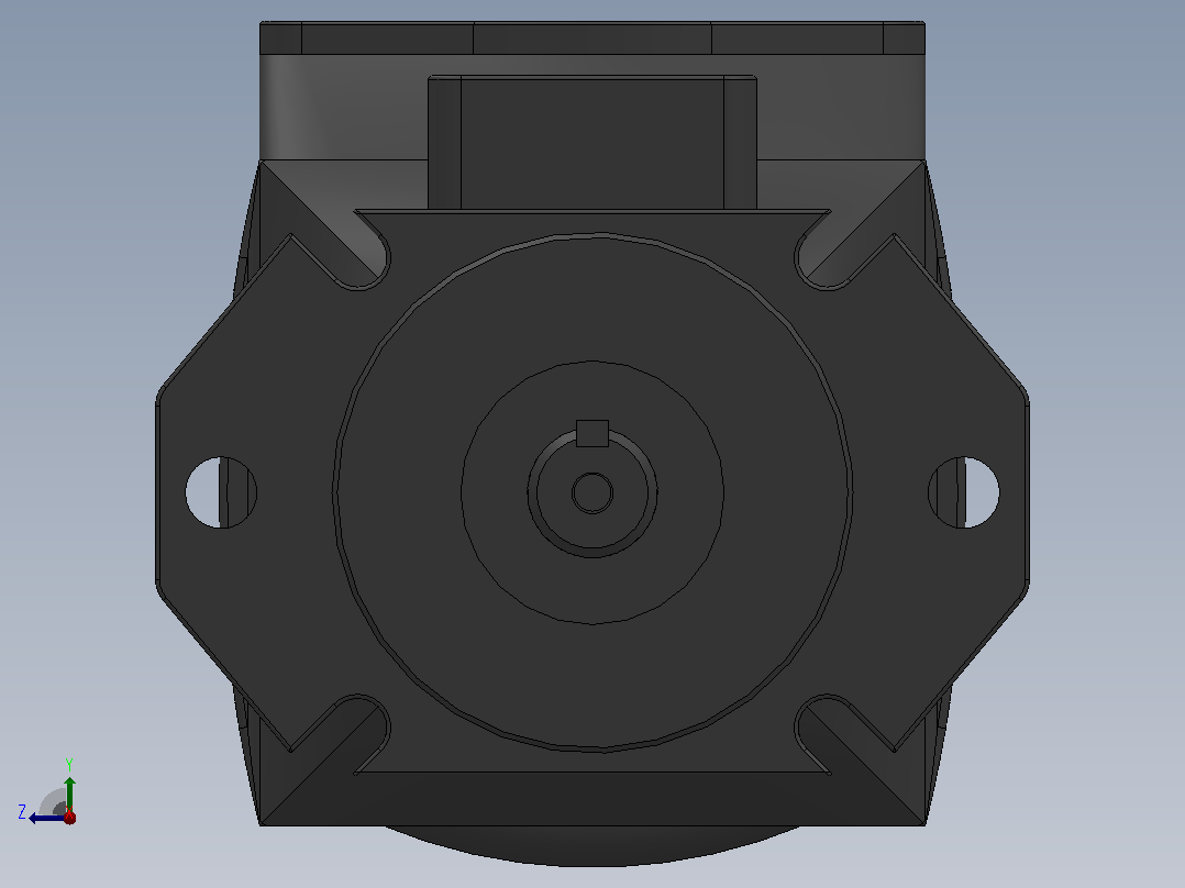 T7系列变速驱动用叶片式液压泵T7DDS-E20-E31-1R00-A1M0-N0P[T7DDS-E20-E31-1R00-A1M0-N0P]右视图