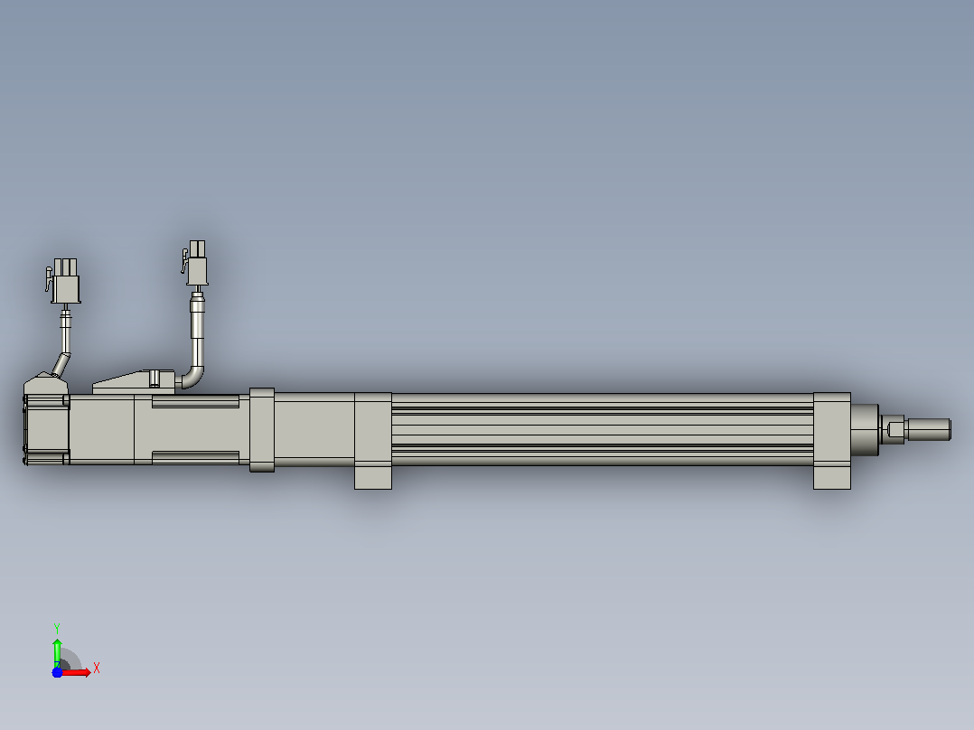轻载电动缸TPA-ESR25-1002C-L150-M-LB-W-P10-C3前视图