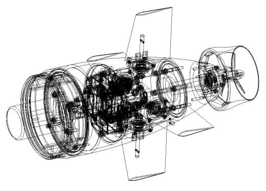 AUV 尾部动力单元模型 1647987缩略图