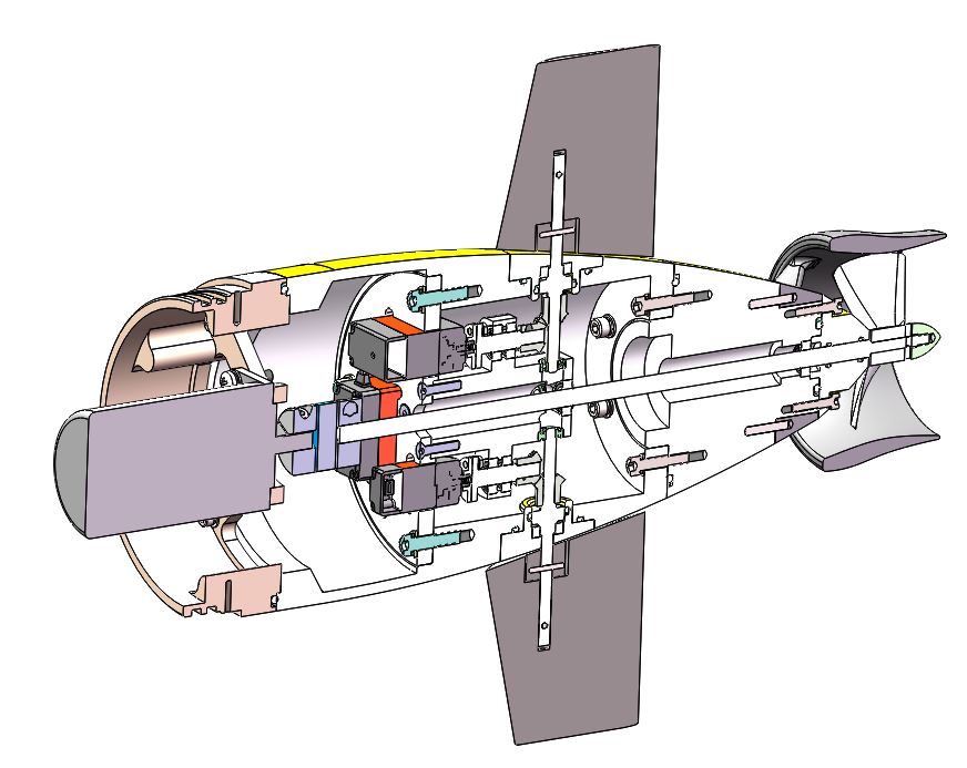 AUV 尾部动力单元模型 1647987